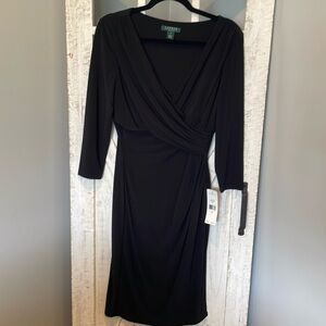 NWT Woman’s Lauren Ralph Lauren Black Dress